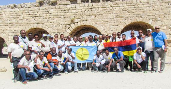 Ils sont 48 hommes à avoir effectué ce pèlerinage en Terre Sainte dont ils sont revenus transformés.